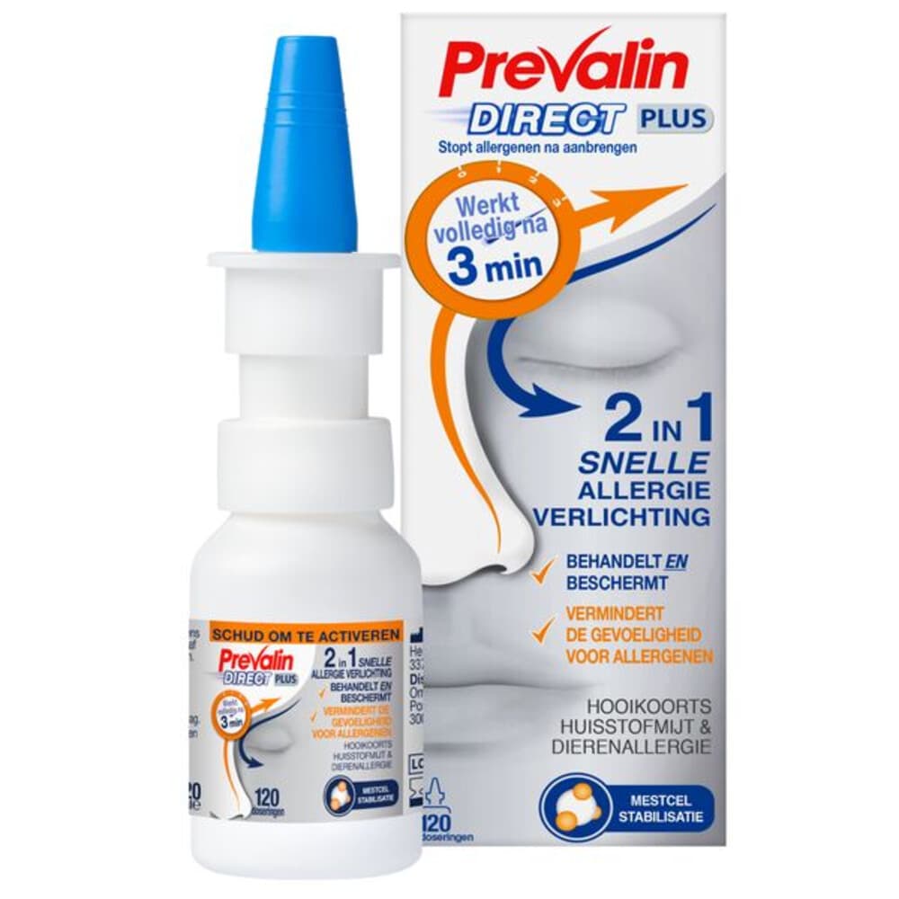 2x Prevalin Direct Plus 2 in 1 20 ml