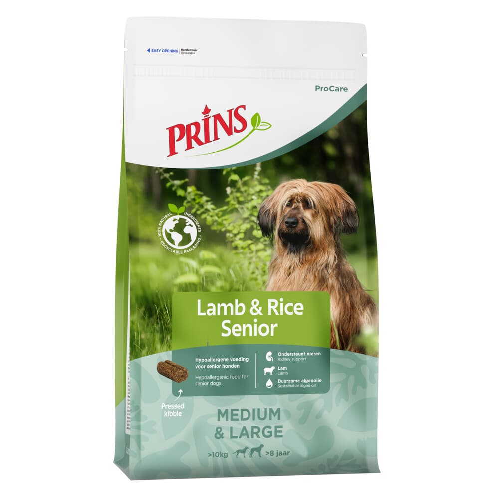 Prins ProCare Hondenvoer Droog Senior Lamb&Rice 3 kg