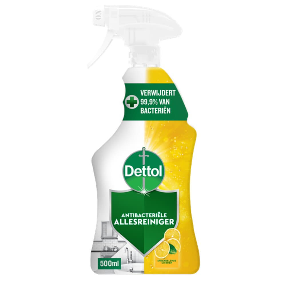 Dettol Power&Fresh Spray Citroen&Limoen Allesreiniger 500 ml