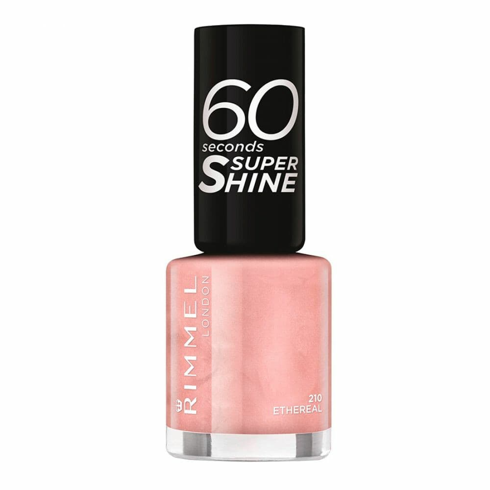 3x Rimmel 60 Seconds Supershine Nagellak 210 Etheral 8 ml
