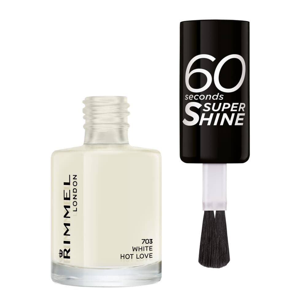 Rimmel Nagellak 60 Seconds SuperShine 703 White Hot Love 8 ml