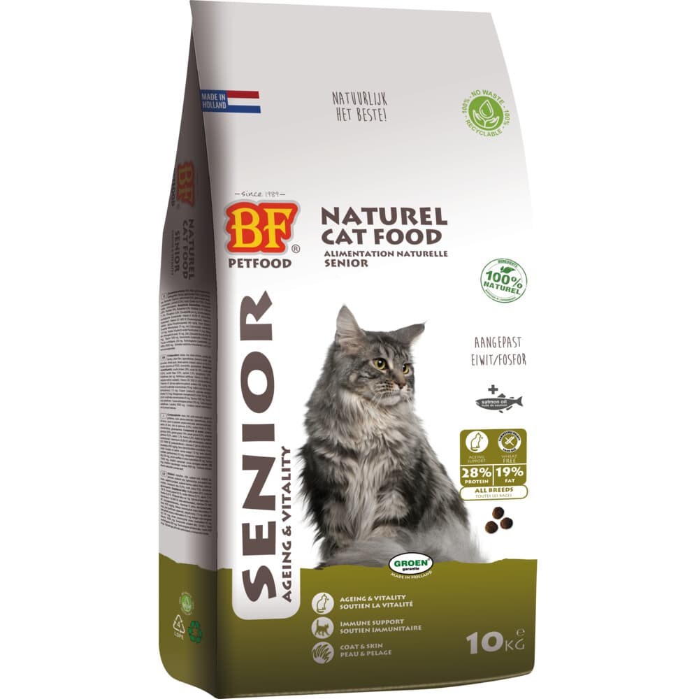 BF Petfood Kattenvoer Premium Senior Ageing 10 kg