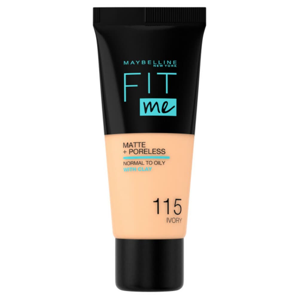3x Maybelline Fit Me Matte + Poreless Foundation 115 Ivory