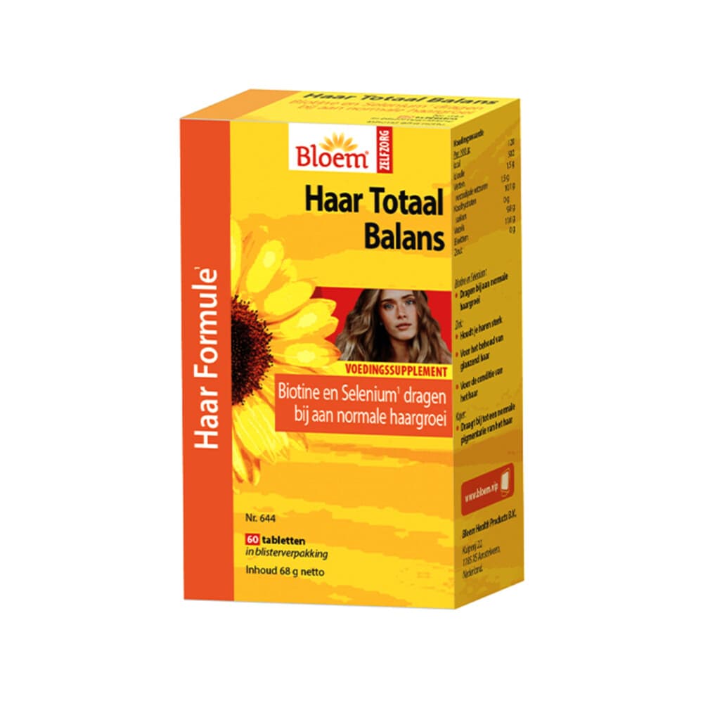 Gratis Verzending: Bloem Haar Totaal Balans 60 tabletten