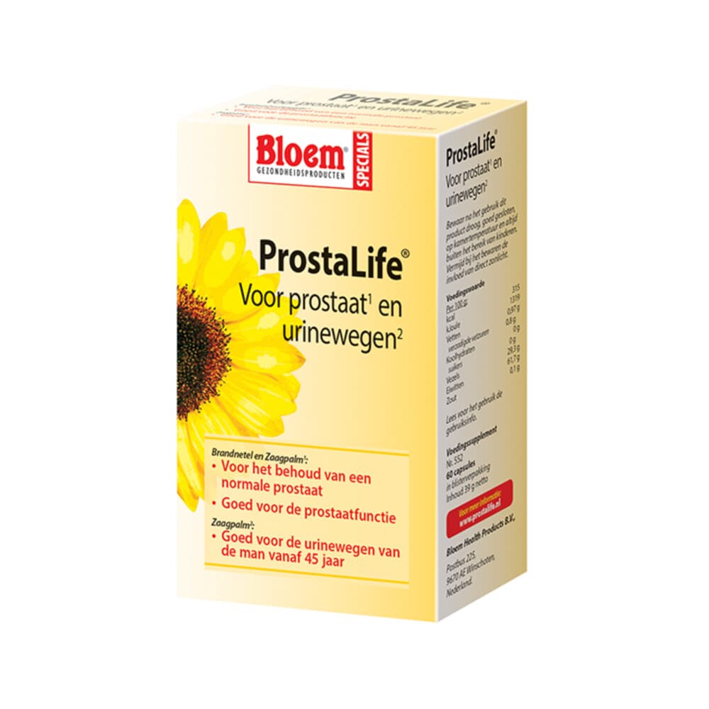 Gratis Verzending: Bloem Prostalife 60 capsules