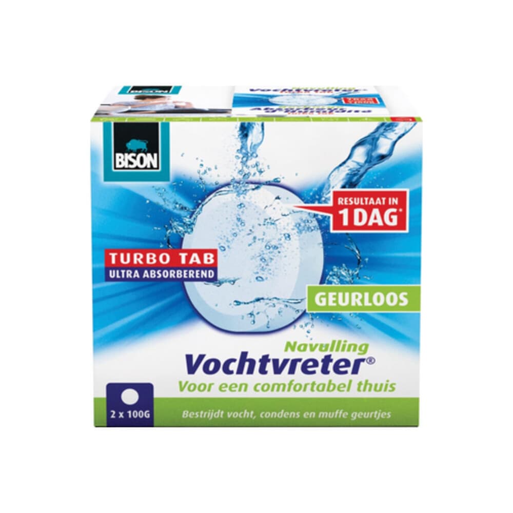 Bison Vochtvreter Ambiance Neutral Navul Tabs 2 x 100 gr