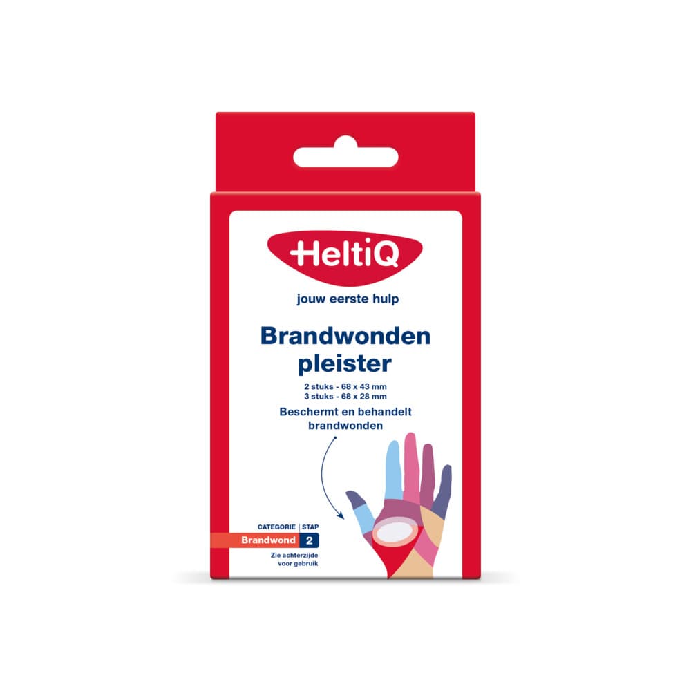 HeltiQ Brandwonden Pleister 5 stuks