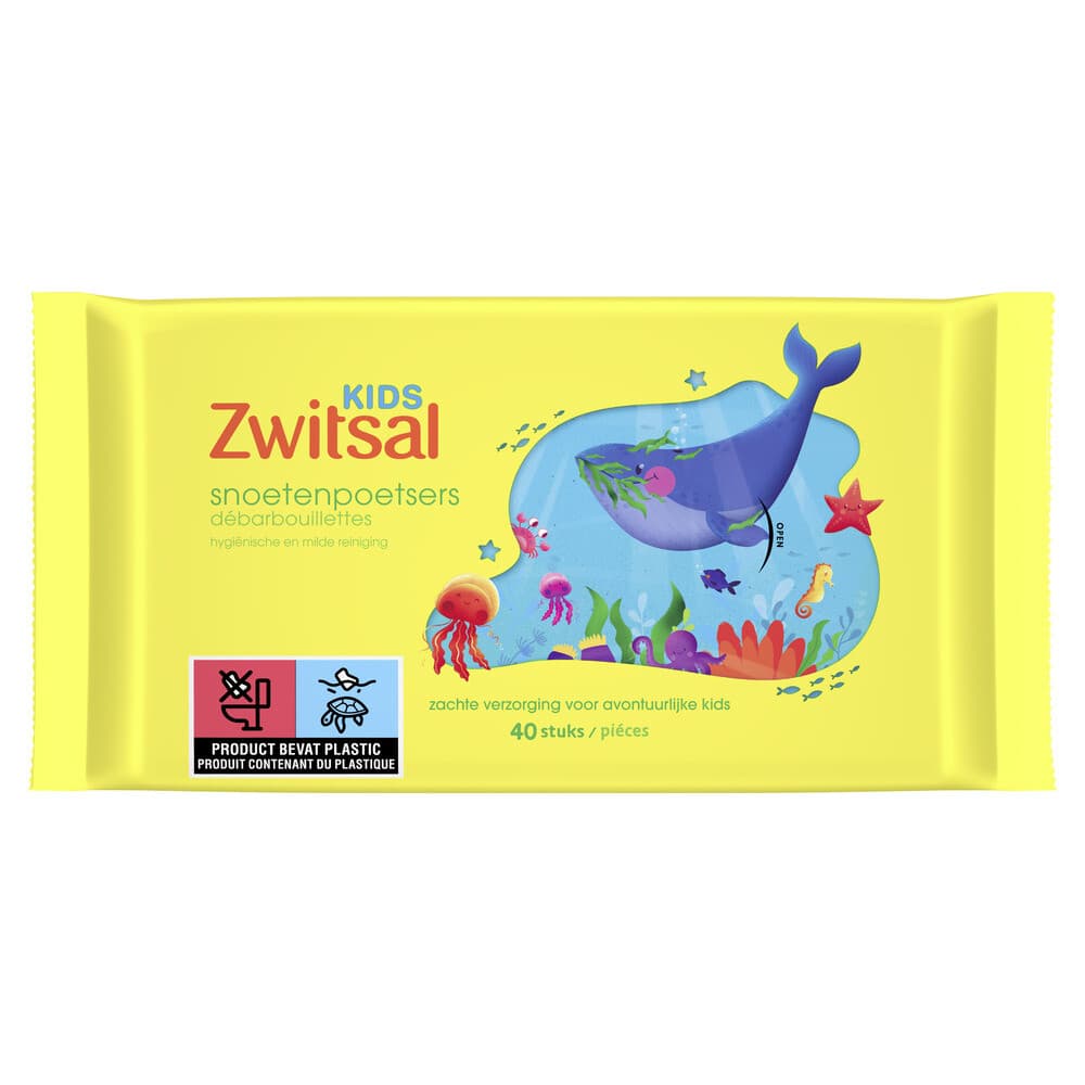 6x Zwitsal Snoetenpoetsers Frozen 12x40 = 480 stuks