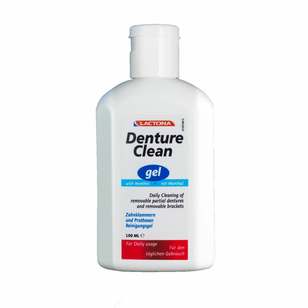 6x Lactona Denture Clean Gel 100 ml