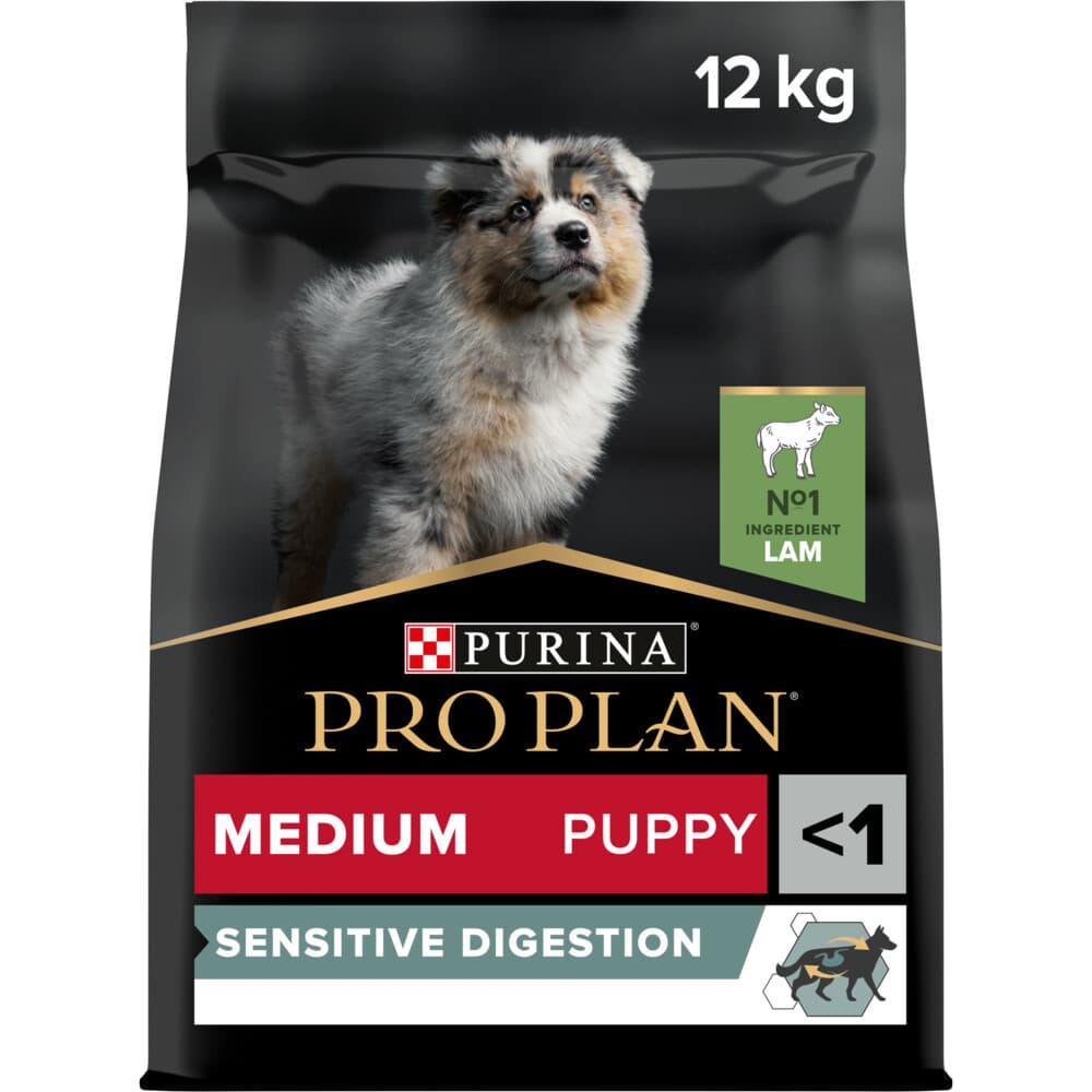 Pro Plan Hondenvoer Droog Puppy Medium Sensitive Digestion Lam 12 kg