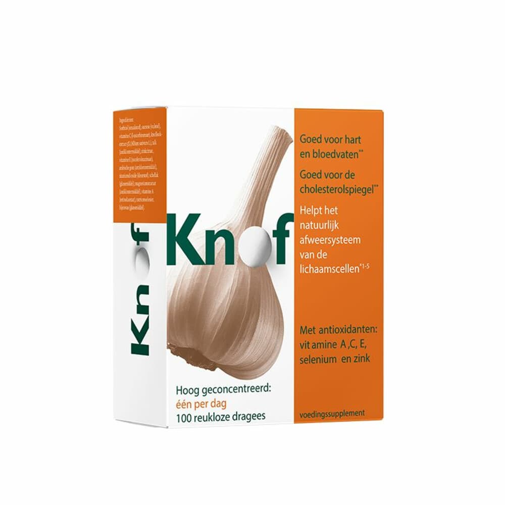 Gratis Verzending: Knof Knoflookdragees Anti-Oxidanten 100 stuks