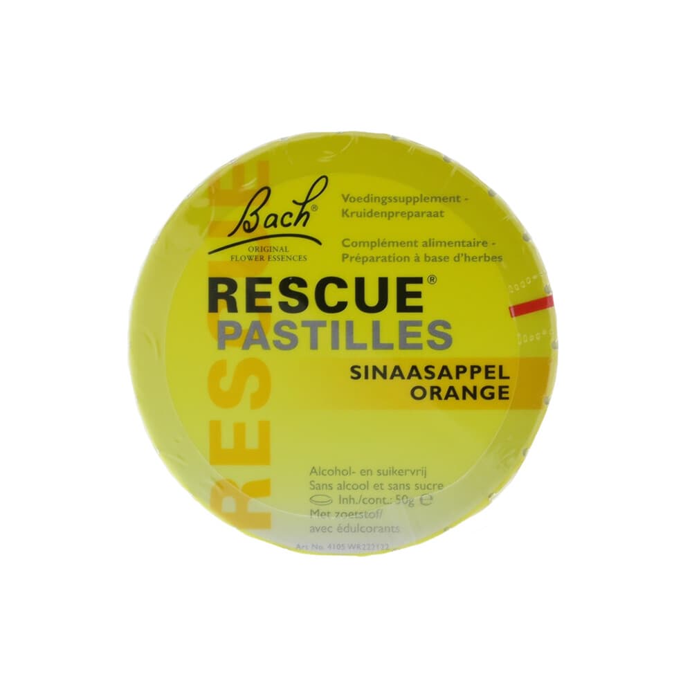 Gratis Verzending: Bach Rescue Pastilles Sinaasappel 50 gr