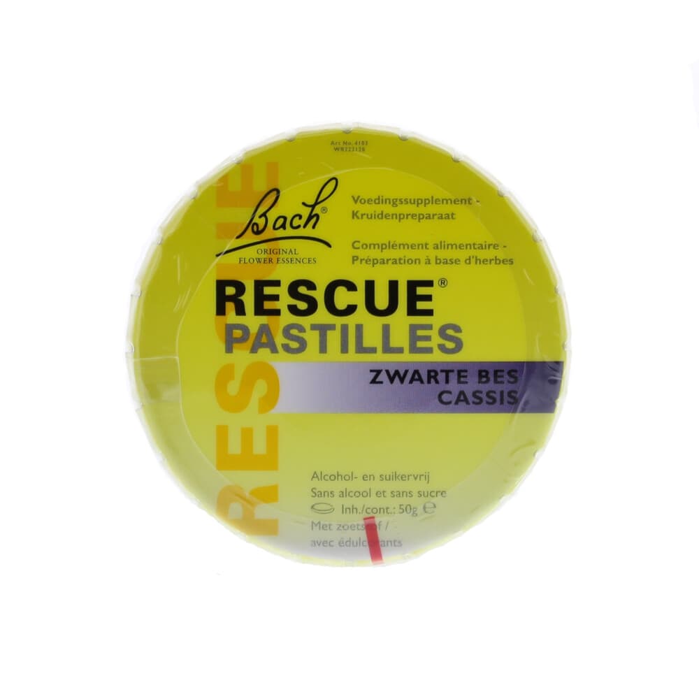 Gratis Verzending: Bach Rescue Pastilles Zwarte Bes 50 gr