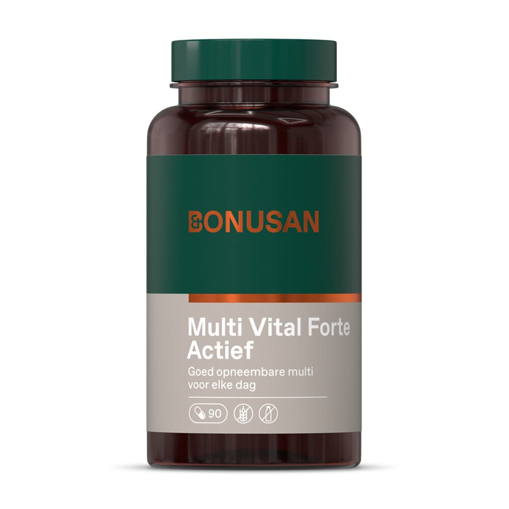 Gratis Verzending: Bonusan Multi Vital Forte Actief 90 vegacapsules