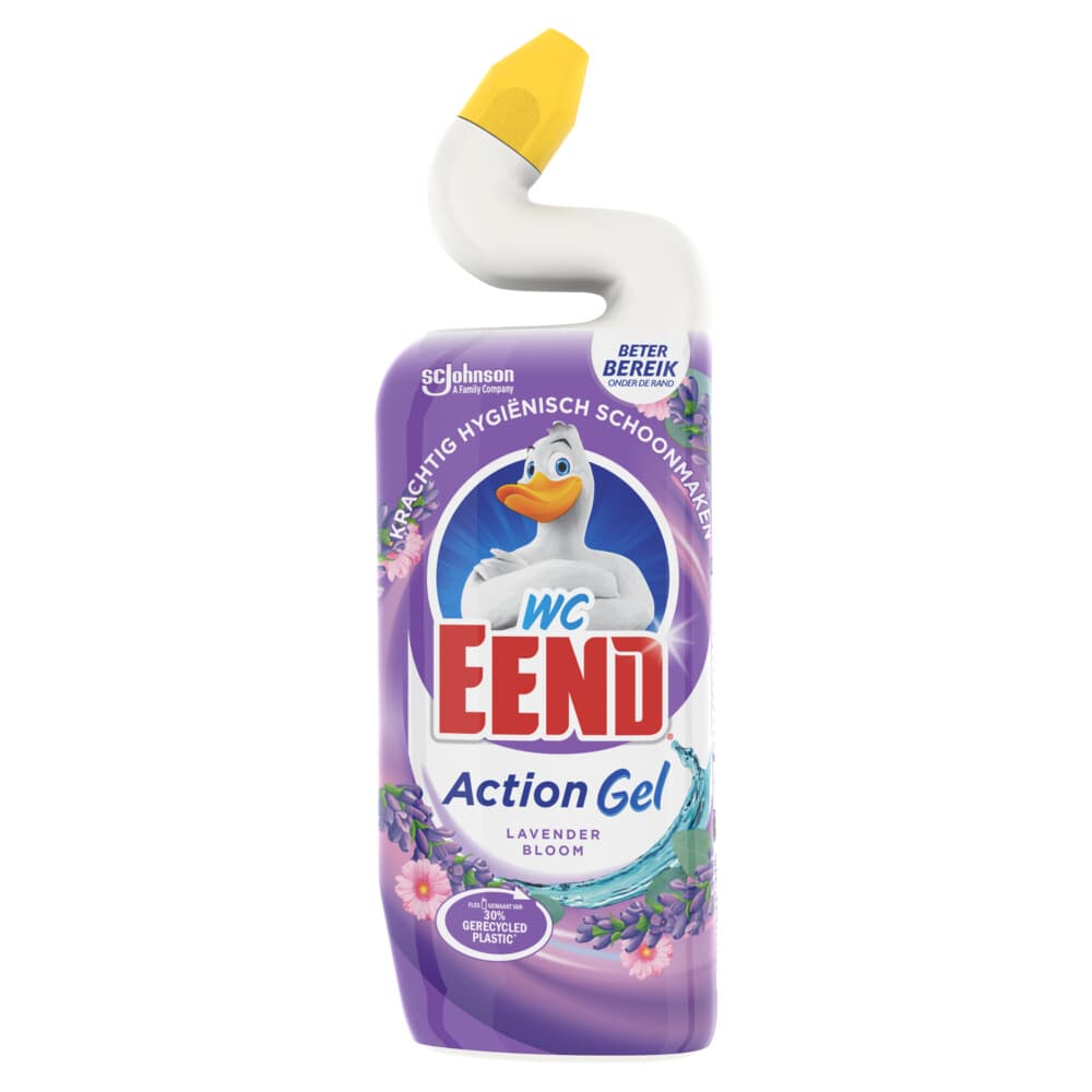 6x WC Eend Toiletreiniger Lavendel Fresh 750 ml