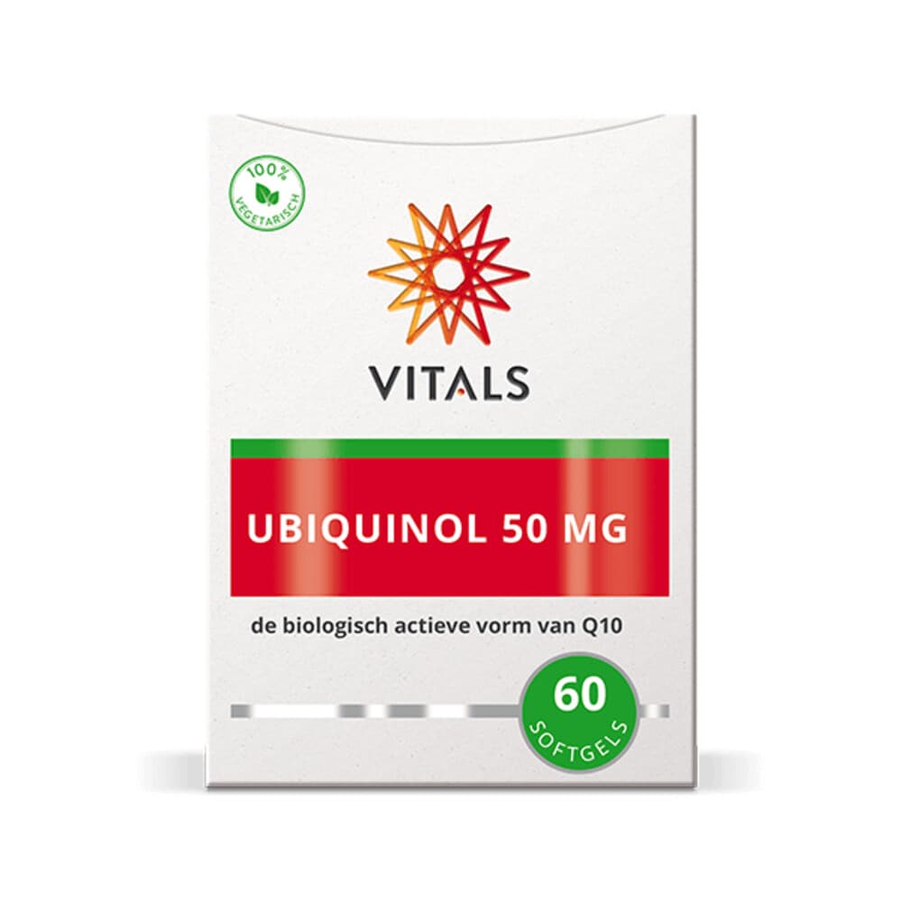 Gratis Verzending: Vitals Ubiquinol 50mg 60 softgels