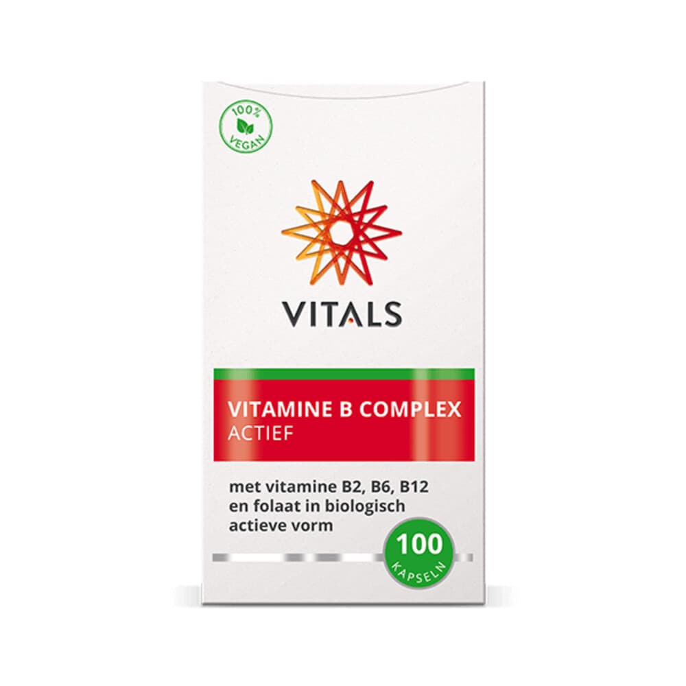 Gratis Verzending: Vitals Vitamine B Complex Actief 100 capsules