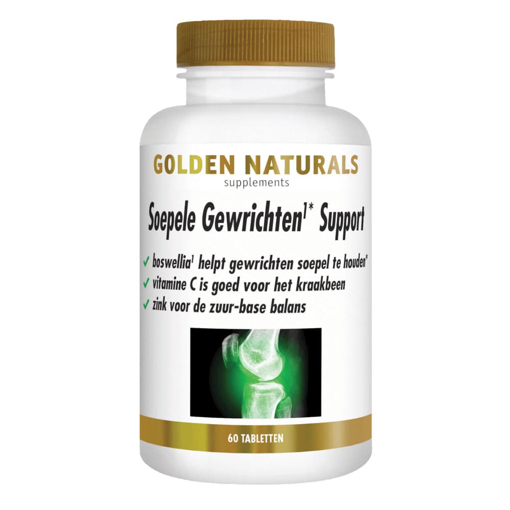 Gratis Verzending: Golden Naturals Soepele Gewrichten Support 60 tabletten