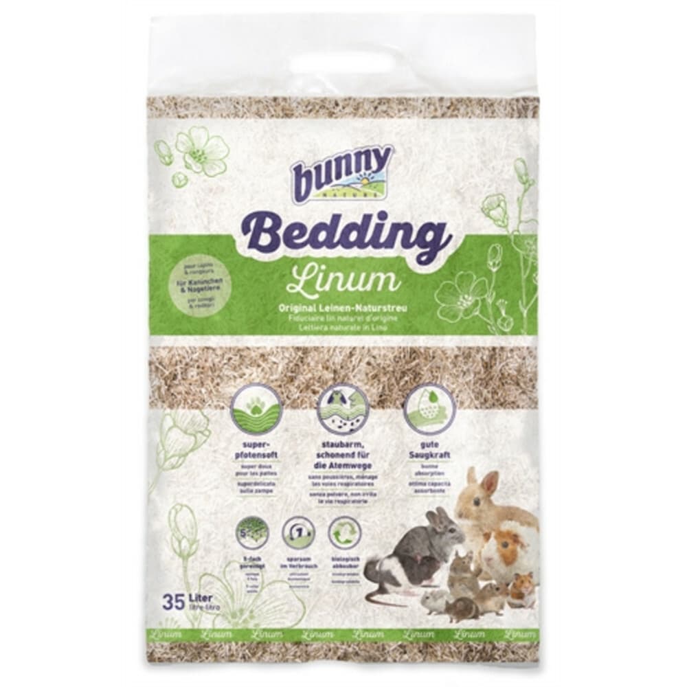 Bunny Nature Bunnybedding Linum Vlasvezel 35 liter