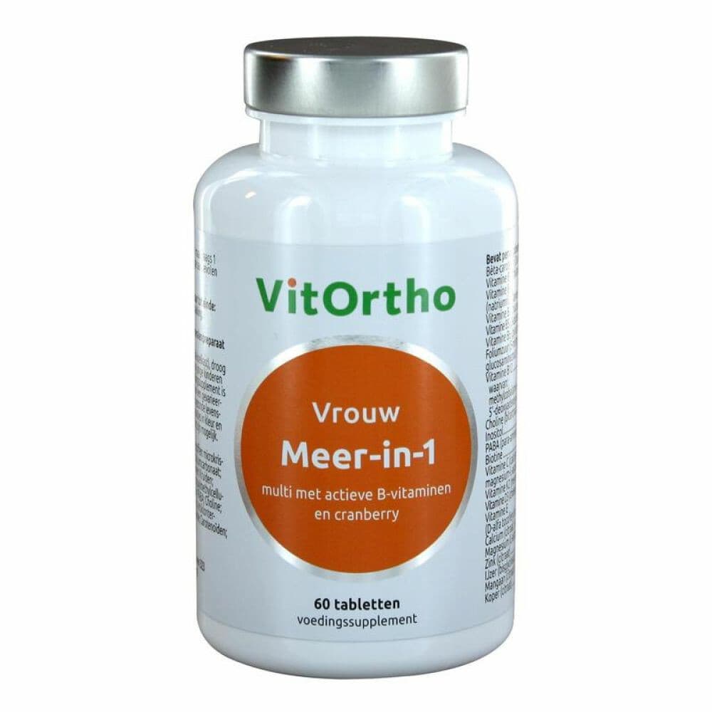 Gratis Verzending: Vitortho Meer In 1 Vrouw 60 tabletten