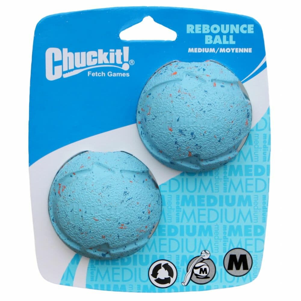 Chuckit Rebounce Ball Mediumø 6 cm 2 stuks