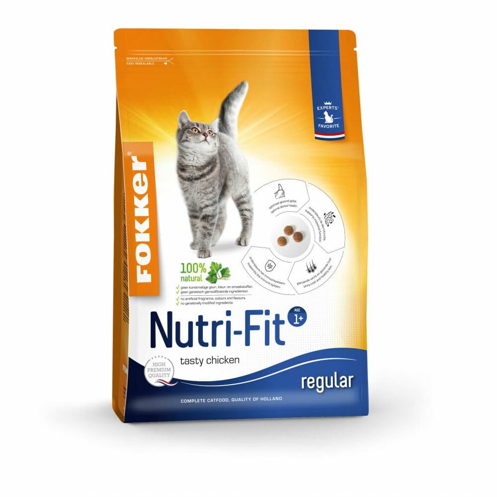 Fokker Nutri Fit Kattenvoer Kip 2,5 kg