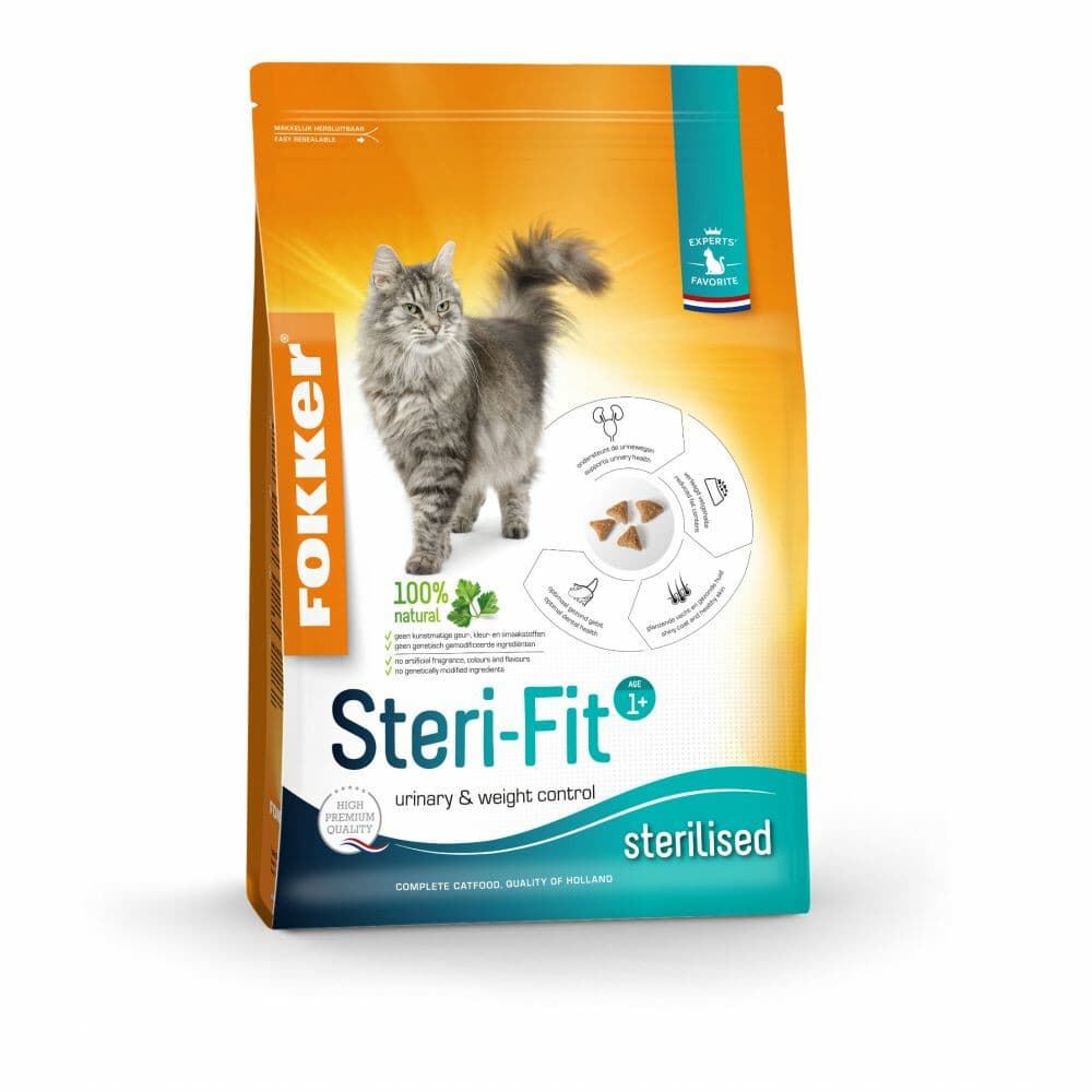Fokker Steri-Fit Kattenvoer Gevogelte 10 kg