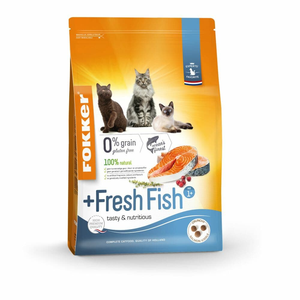 Fokker Fresh Fish Kattenvoer Zalm 7 kg