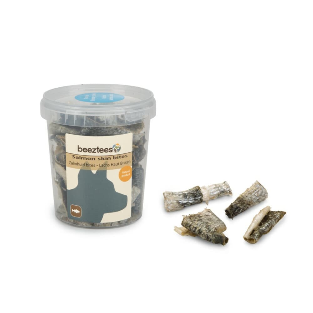 Beeztees Zalmhuid Bites 75 gr