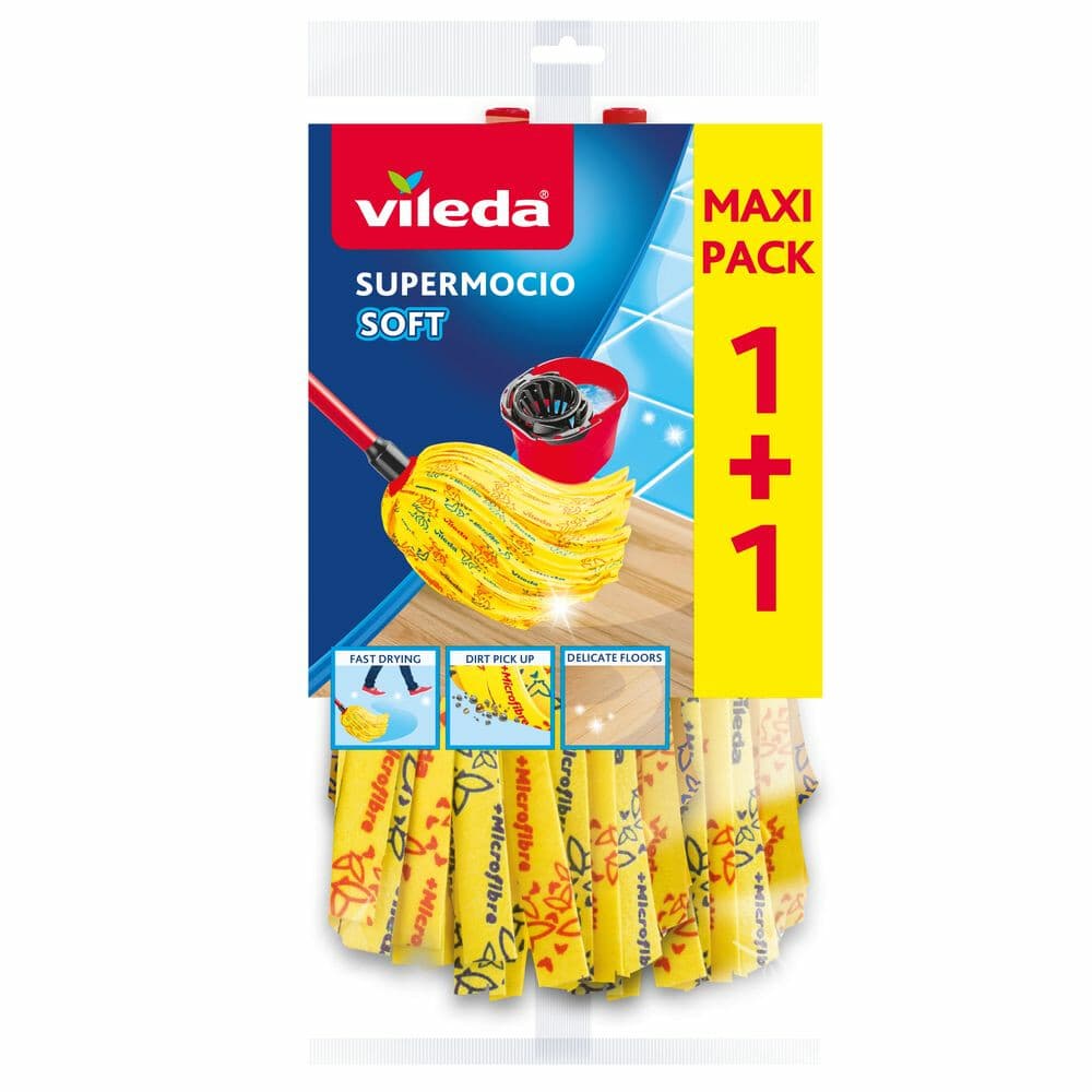 Vileda SuperMocio Soft Navulling 2 stuks