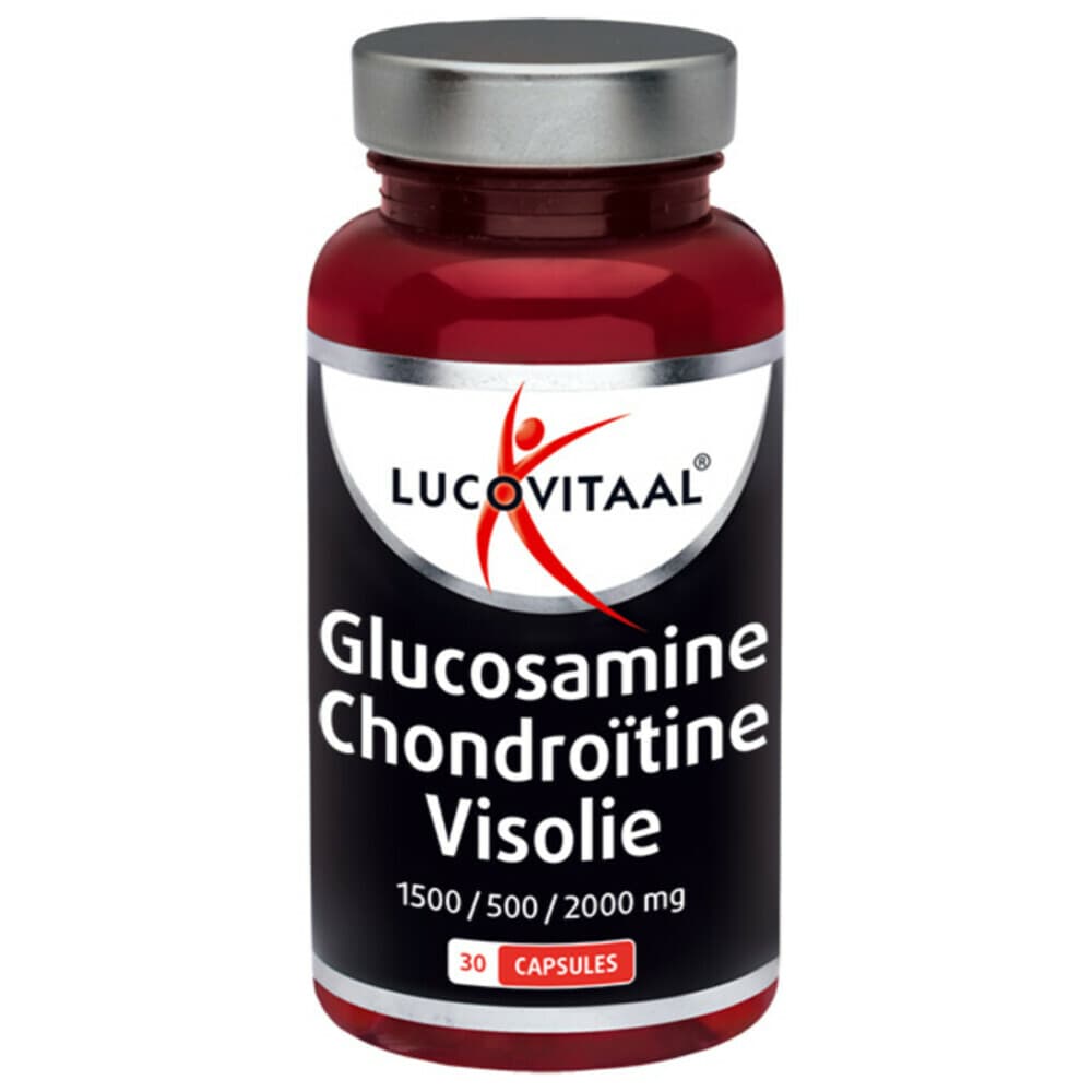 2+2 gratis: Lucovitaal Glucosamine Chondroitine Visolie 30 capsules