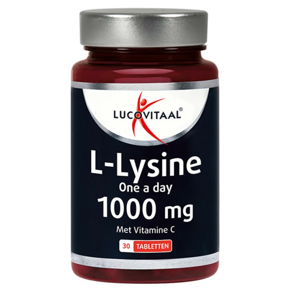 2+2 gratis: Lucovitaal L-Lysine 1000 mg One a Day 30 tabletten