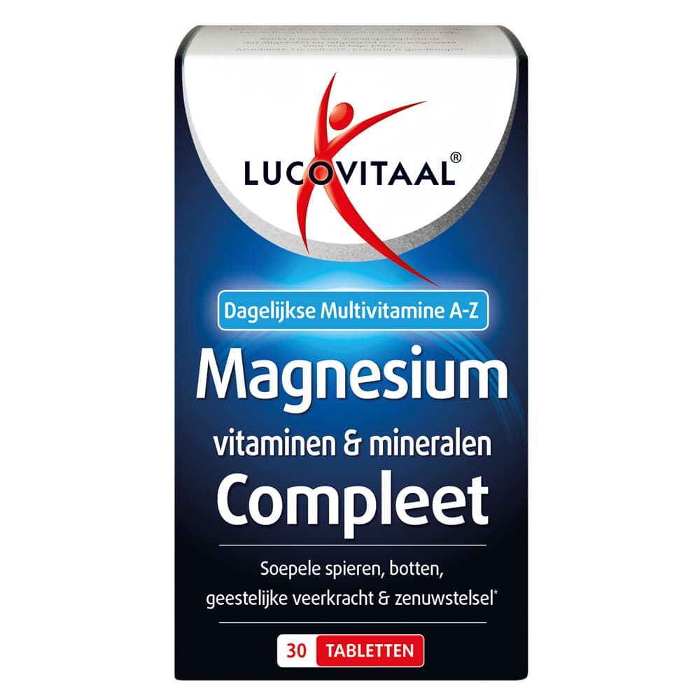 Gratis Verzending: 2x Lucovitaal Magnesium Vitamine en Mineralen Compleet 30 tabletten