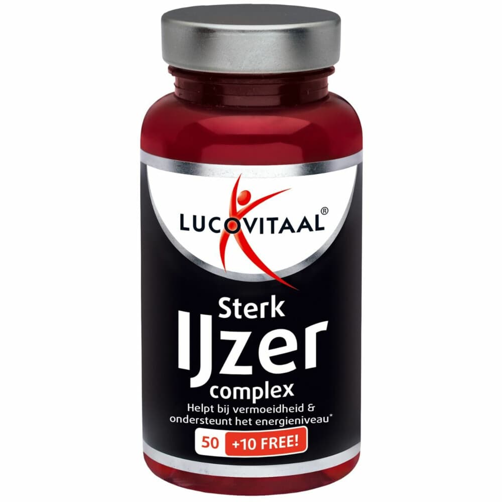 Gratis Verzending: 3x Lucovitaal Sterk IJzer Complex 60 tabletten