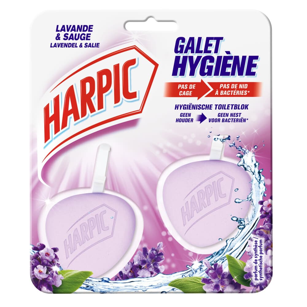 Harpic Toiletblok Lavendel 2 stuks