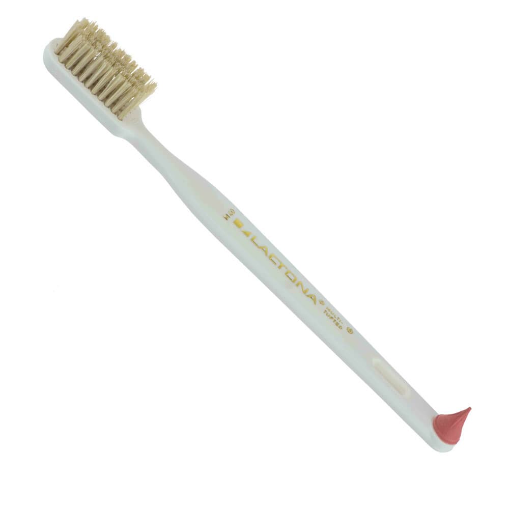 3x Lactona Tandenborstel M40 Natural Medium