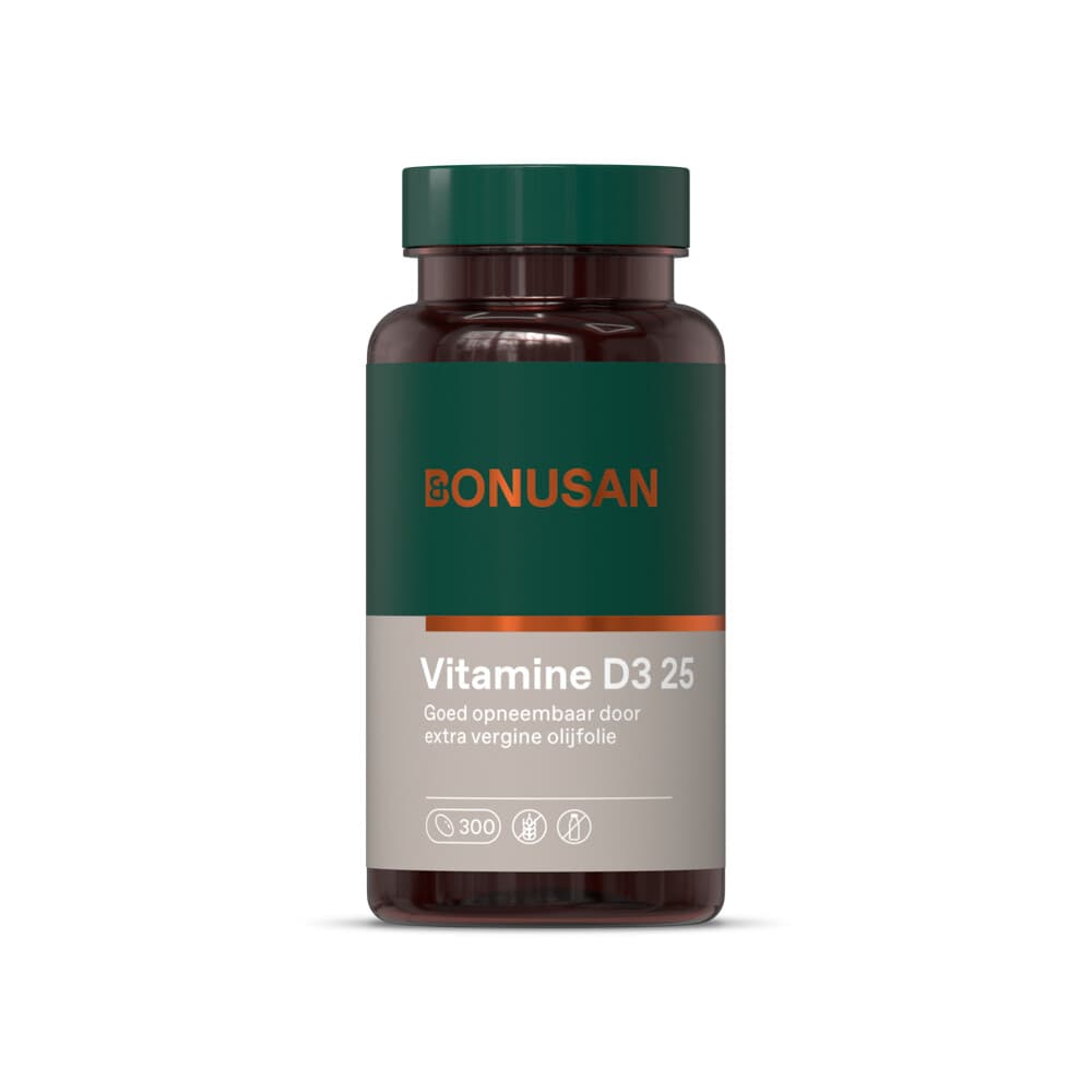 Gratis Verzending: Bonusan Vitamine D3 25 mcg/1000 IE 300 softgels