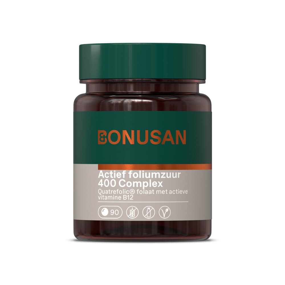 Gratis Verzending: Bonusan Actief foliumzuur 400 mcg plus 90 tabletten