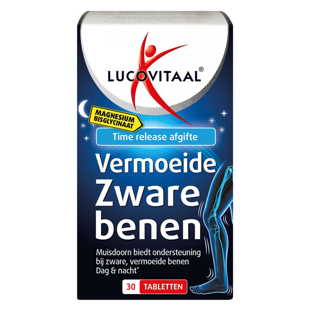 2+2 gratis: Lucovitaal Magnesium Vermoeide Zware Benen 30 tabletten