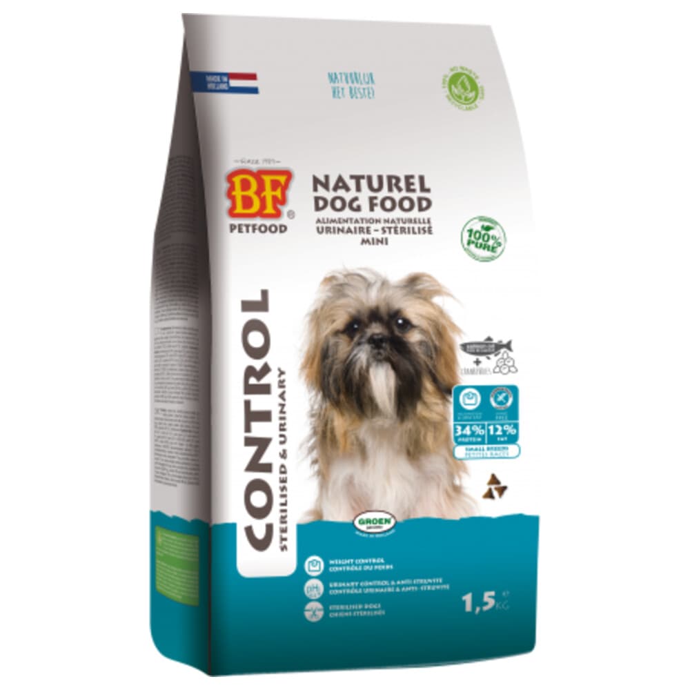 4x BF Petfood Small Breed Control 1,5 kg
