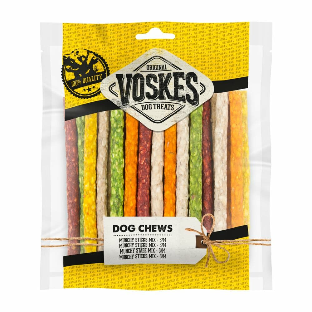 12x Voskes Munchy Sticks Mix 25 stuks
