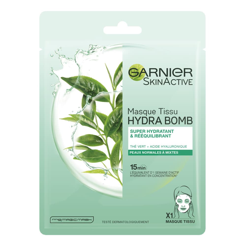 6x Garnier SkinActive Tissue Gezichtsmasker Hydraterend&Regulerend