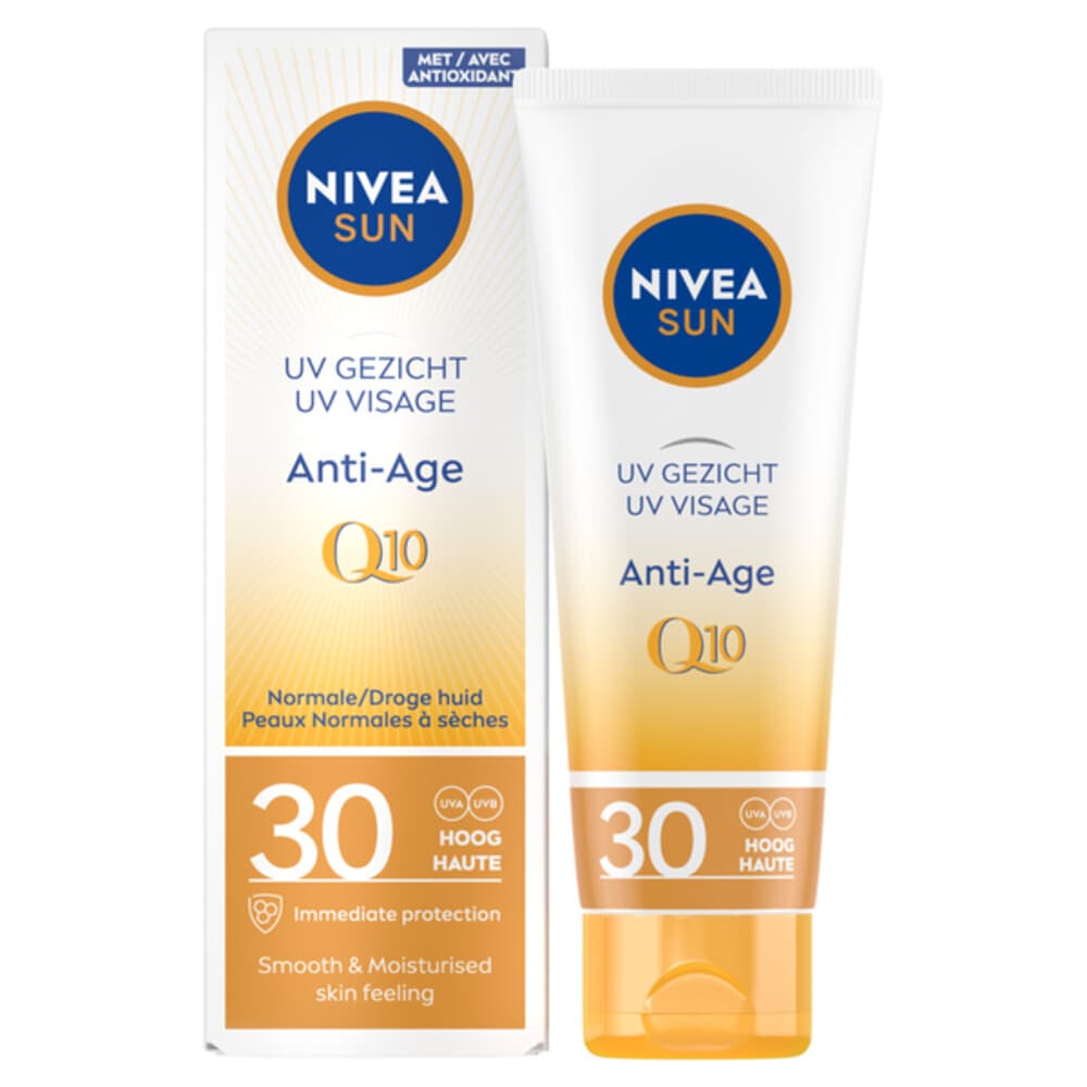 NIVEA Sun Anti-Age Q10 Zonnecrème Gezicht SPF 30 50 ml