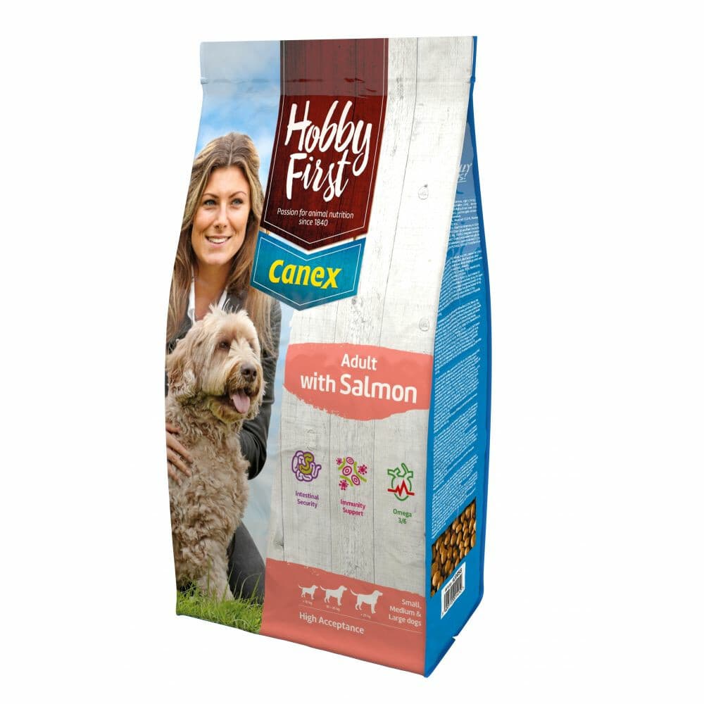 HobbyFirst Canex Hondenvoer Adult Zalm 12 kg