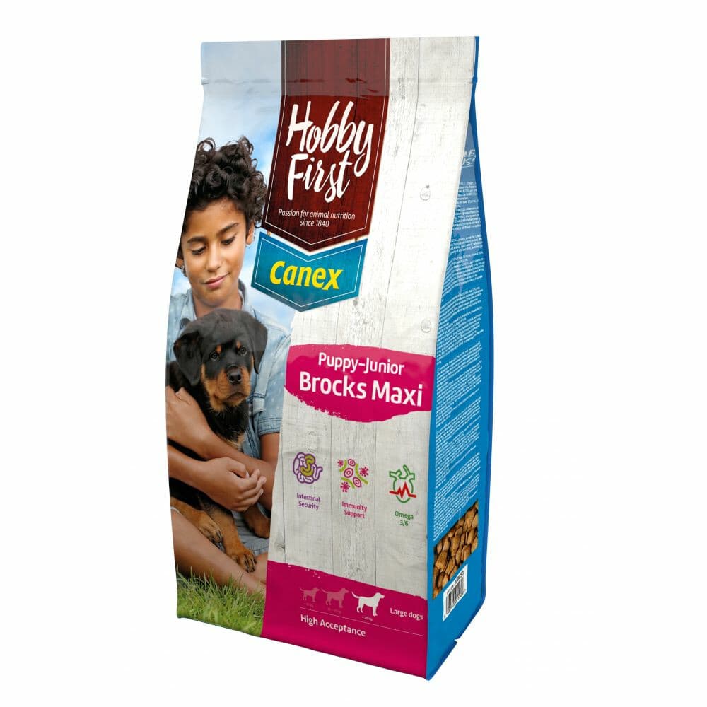 HobbyFirst Canex Hondenvoer Puppy - Junior Brocks Maxi 12 kg