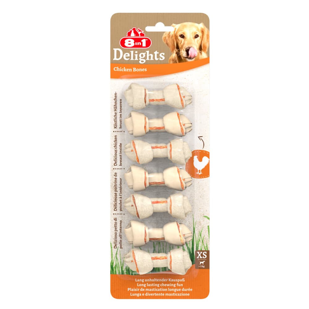 6x 8in1 Delights Bone XS 7 stuks