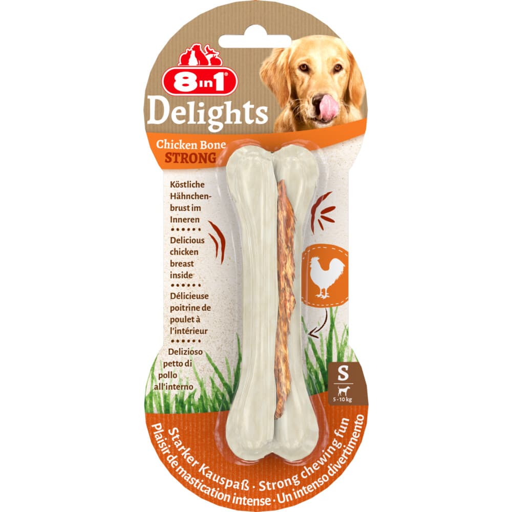 6x 8in1 Delights Bones Strong Kip S
