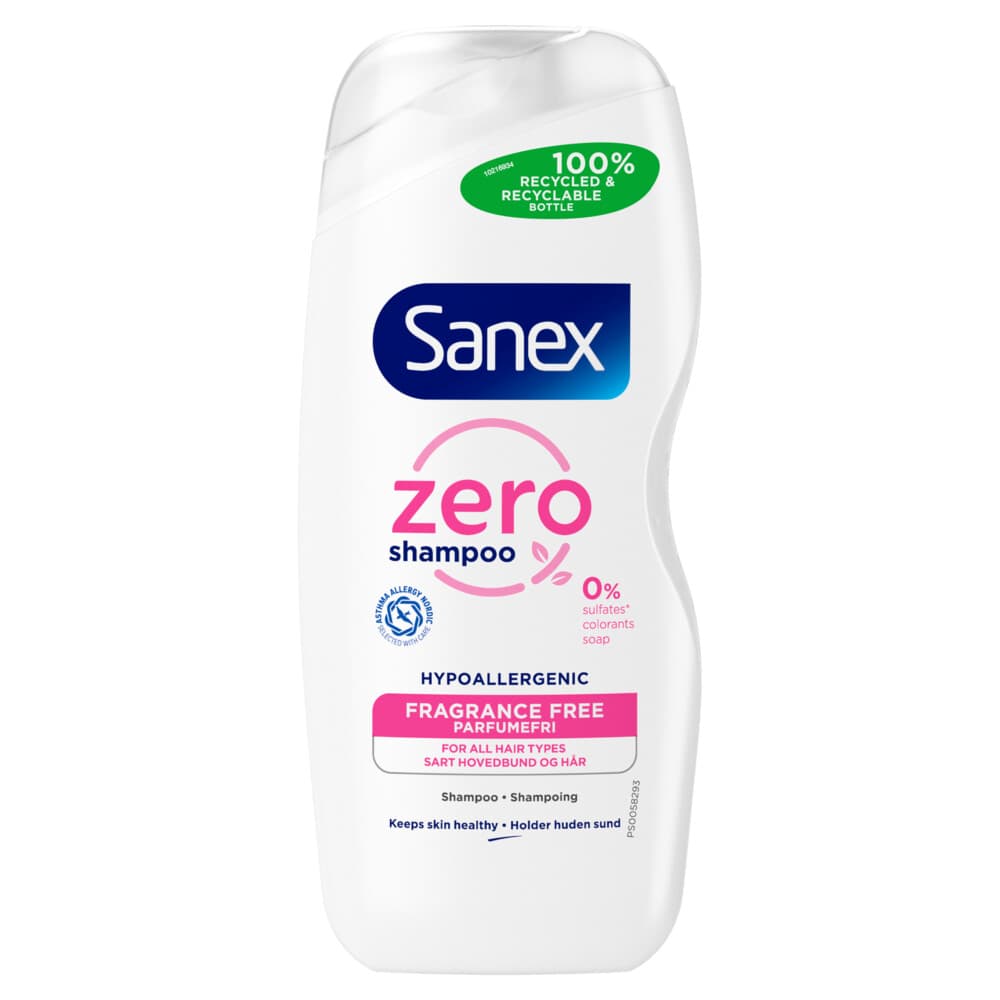 Sanex Shampoo Zero% Sensitive 250 ml