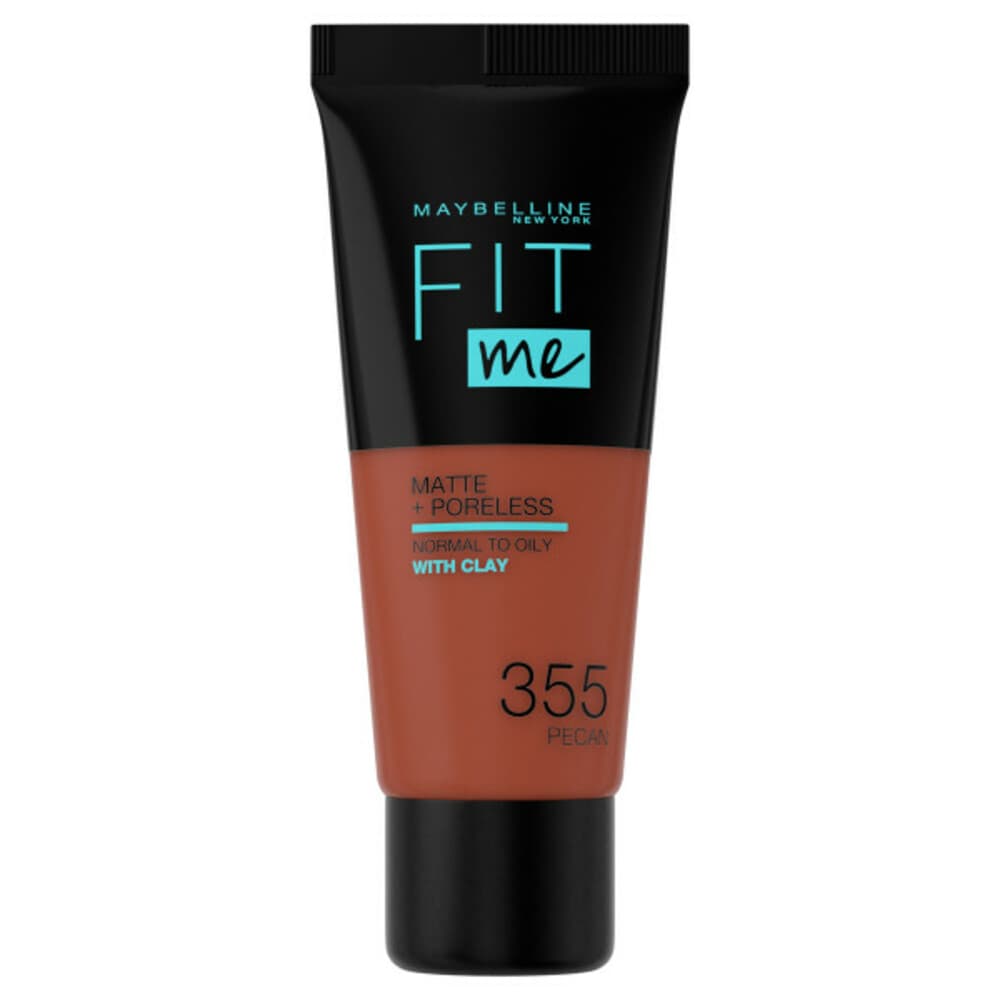 1+1 gratis: Maybelline Fit Me Matte + Poreless Foundation 355 Pecan
