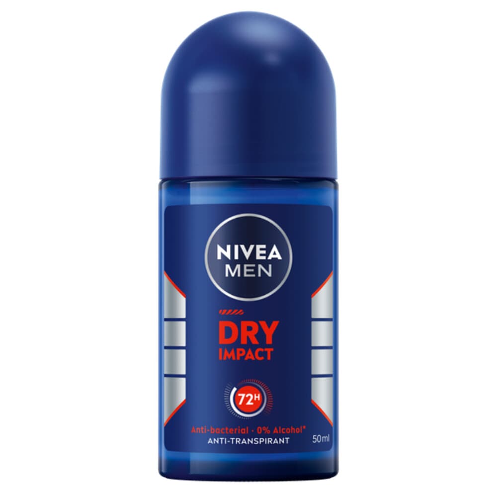 1+1 gratis: NIVEA Men Deodorant Roller Dry Impact 50 ml